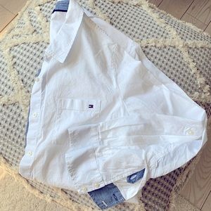 Dual color blocked Tommy Hilfiger polo